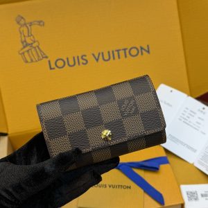 Alternative view of 380¥ Premium Full-Steel Wallet, Authentic Design, Top-Grain Cowhide, 163 Dynamic, Boutique-Matching Packaging, Complete Set as Pictured: Packaging, Certificate of Authenticity, Copper Electronic Tag, Gift Bag! N62630 Coffee